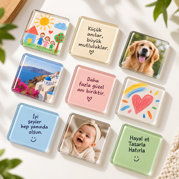 15’li Şeffaf Magnet Seti