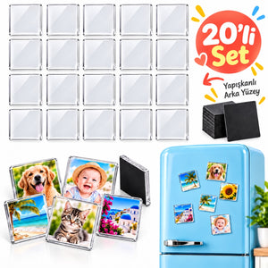 20’li Şeffaf Magnet Seti